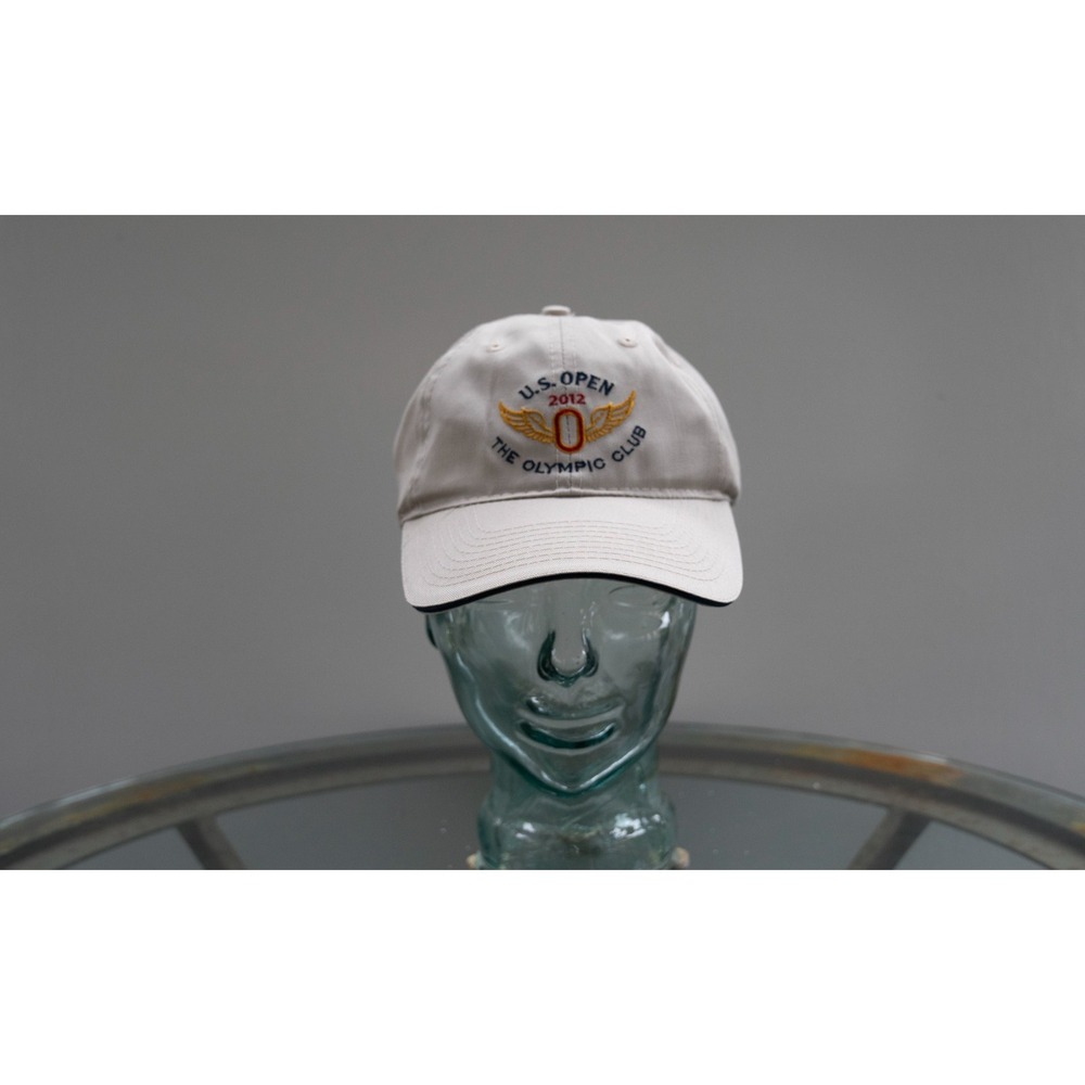 US Open 2012 The Olympic Club Golf Hat USGA Member Khaki Cap Adjustable